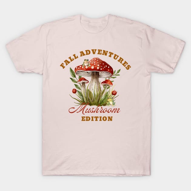 Mushroom Frog T-Shirt by Tuff Tees